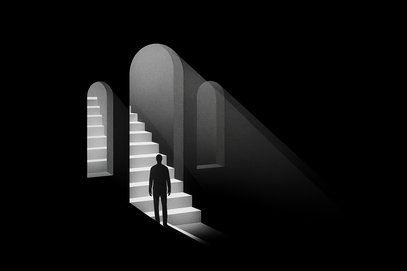 Visualization of personal growth and self-mastery journey